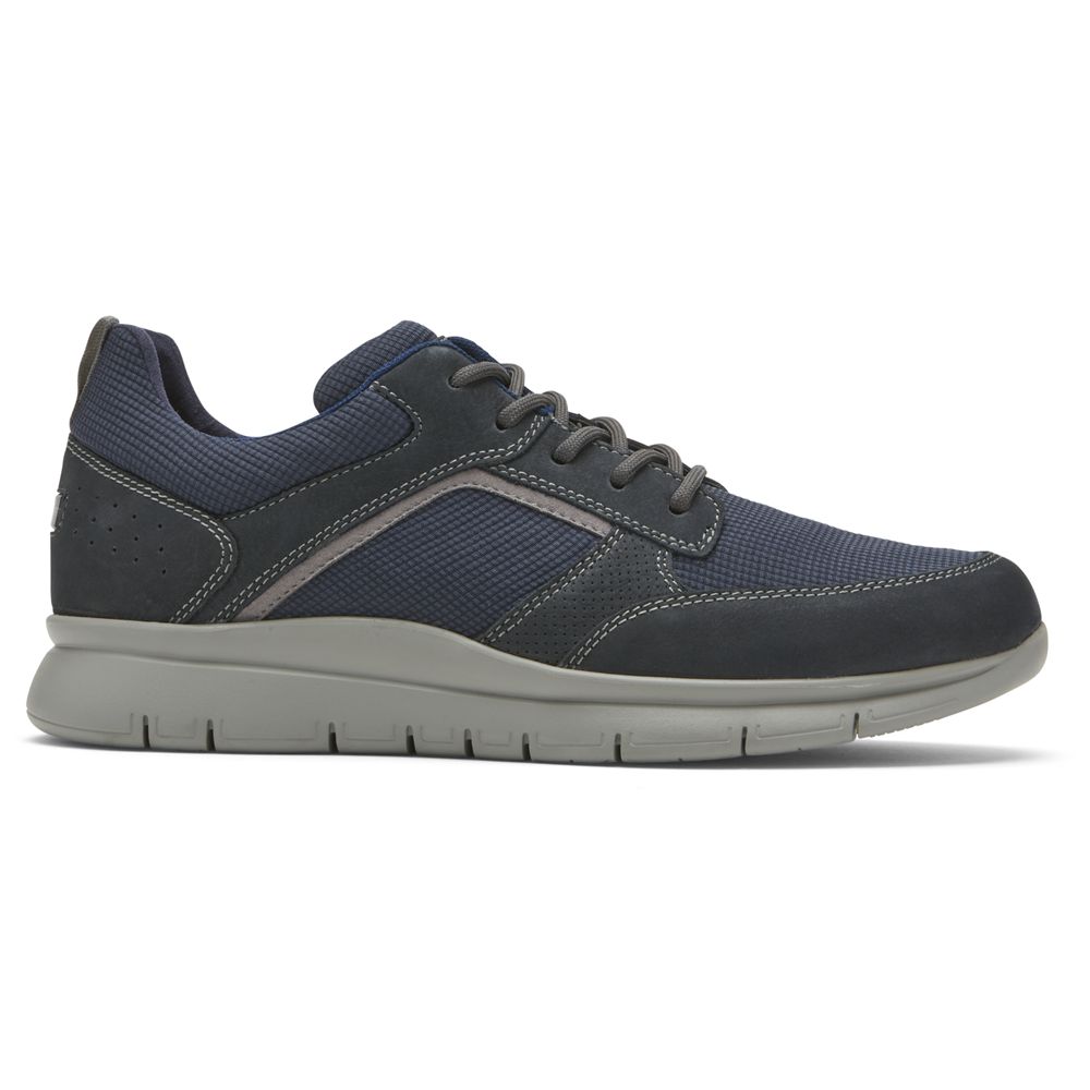 Sapatilhas Homem Rockport Primetime Casual Mudguard Azul Marinho,Portugal GNZWJ-3508